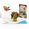 Tropical Flower Basket Birthday Pop-Up Card and More Cake More Awesome Sentiment Set
