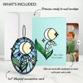 Shine Bright Twilight Bloom Birthday Suncatcher Card and More Cake More Awesome Sentiment Set