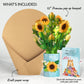 Sunflower Blooms Birthday Bouquet and Happy Hamster Sentiment Set