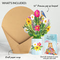 Black-Eyed Susan Birthday Bouquet and Happy Hamster Sentiment Set