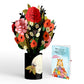Midnight Florals Birthday Bouquet and Happy Hamster Sentiment Set