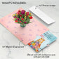 Cheerful Tulips Birthday Pop-Up Card and Happy Hamster Sentiment Set