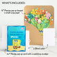 SpongeBob SquarePants Birthday Pop-Up Card & Flower Buds Bouquet Bundle