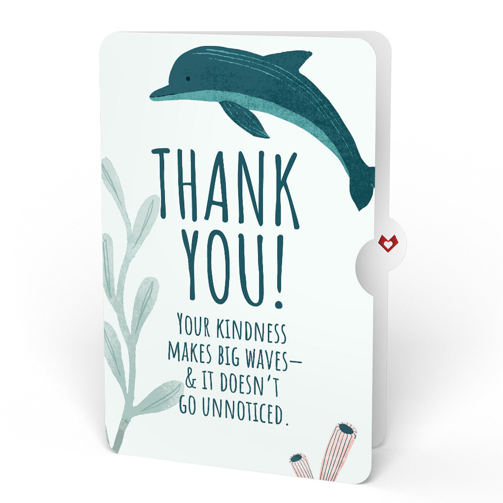 Playful Dolphins Thank You Pop-Up Card and Sentiment Set