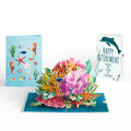 Coral Reef Wonders Retirement Pop-Up Card and Sentiment Set