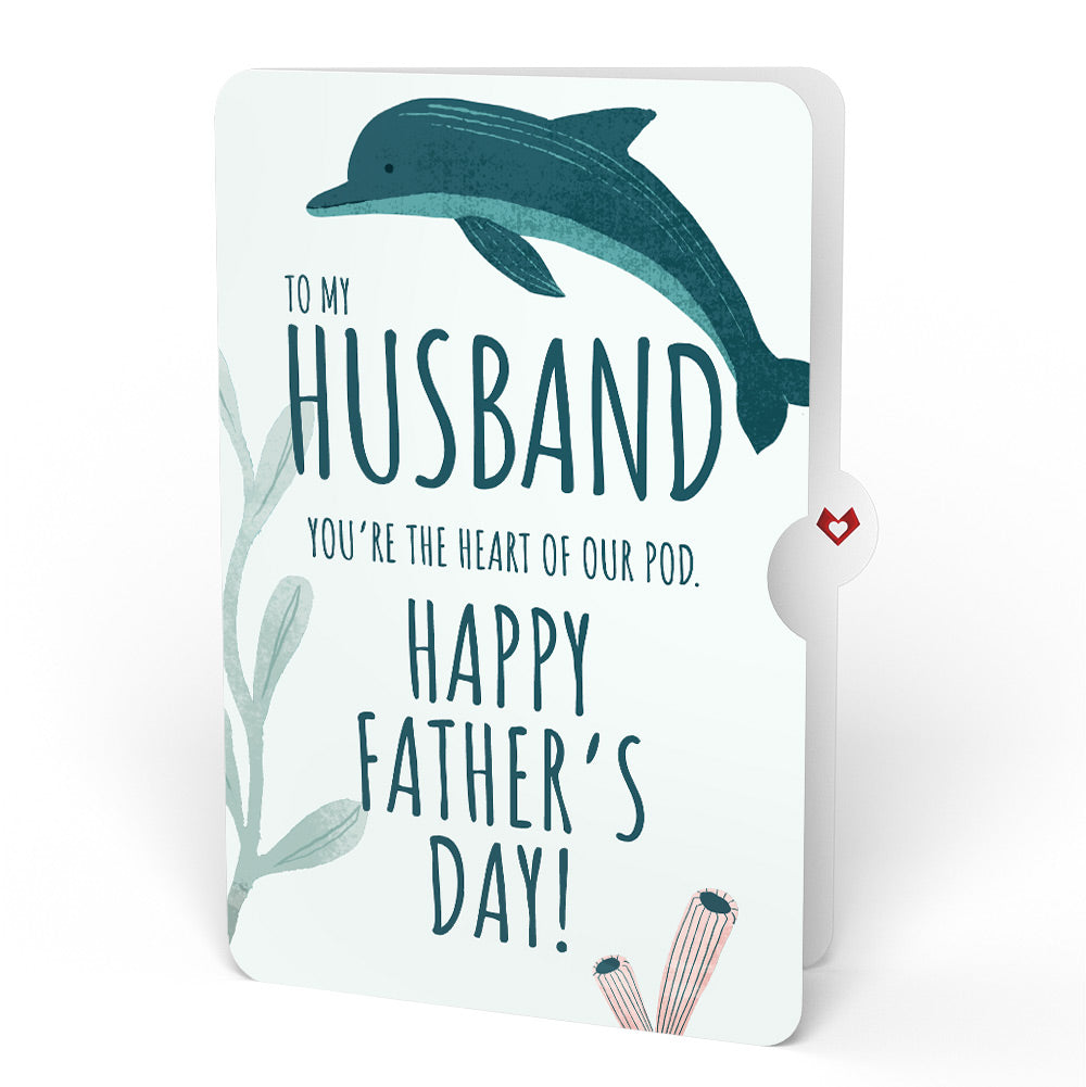 Seaside Sandcastle Father’s Day Pop-Up Card and Sentiment Set for Husband