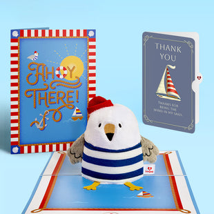 'Ahoy There' Thank You Plushpop Card and Sentiment Set greeting card -  Lovepop