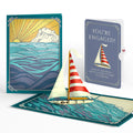 Sailboat on the Horizon Engagement Pop-Up Card and Sentiment Set