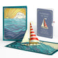 Sailboat on the Horizon Thinking of You Pop-Up Card and Sentiment Set