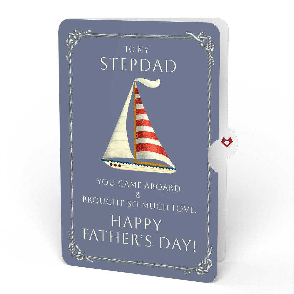 Sailboat on the Horizon Father's Day Pop-Up Card and Sentiment Set for Stepdad