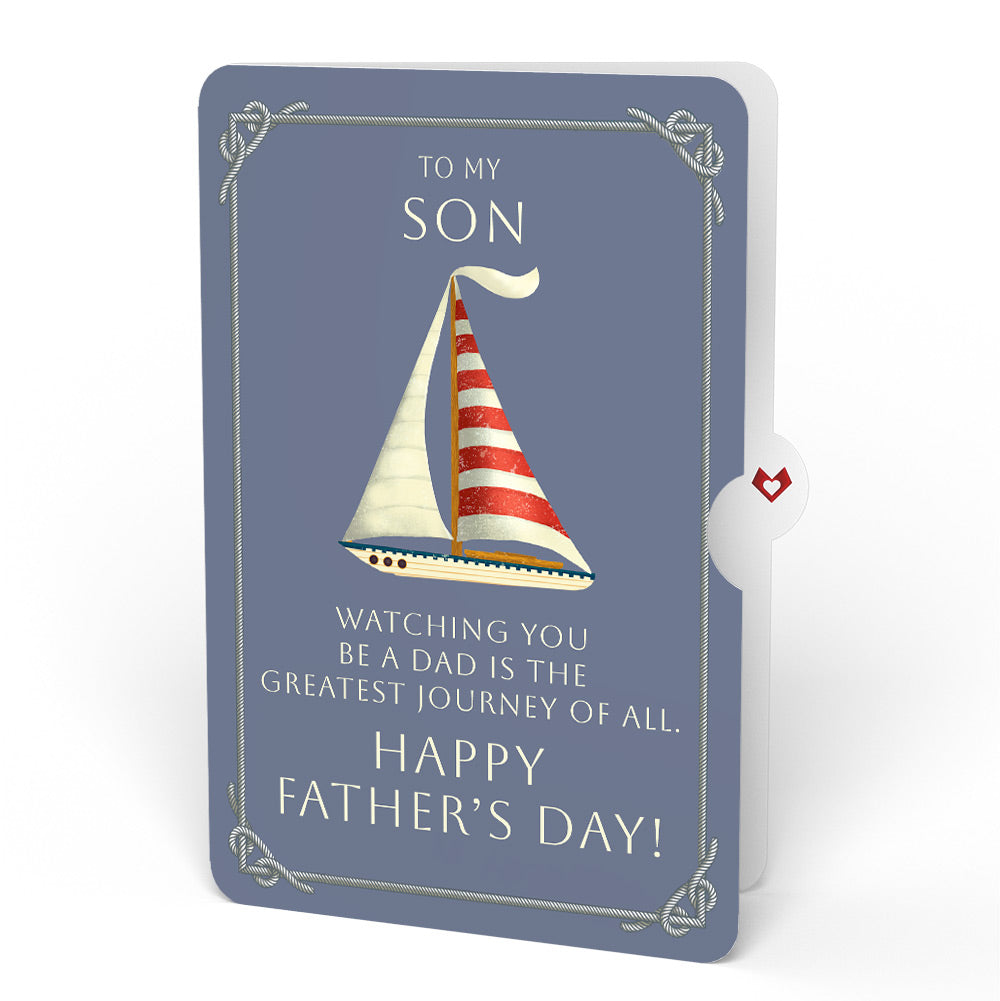 Sailboat on the Horizon Father's Day Pop-Up Card and Sentiment Set for Son