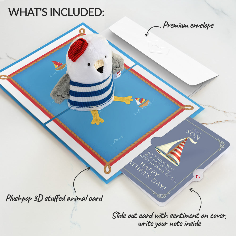 'Ahoy There' Father's Day Plushpop Card and Sentiment Set for Son