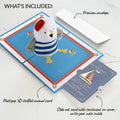 'Ahoy There' Father's Day Plushpop Card and Sentiment Set for Husband