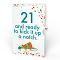 Kick Ass Birthday Pop-Up Card and 21st Kick It Up Sentiment Set
