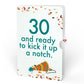 Happy Birthday Hot Stuff Pop-Up Card and 30th Kick It Up Sentiment Set