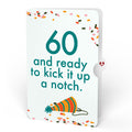 Happy Birthday Hot Stuff Pop-Up Card and 60th Kick It Up Sentiment Set
