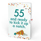 Kick Ass Birthday Pop-Up Card and 55th Kick It Up Sentiment Set