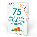 Fired Up for Your Birthday Dragon Pop-Up Card and 75th Kick It Up Sentiment Set