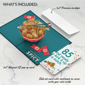 Send Noods Spicy Birthday Pop-Up Card and 85th Kick It Up Sentiment Set