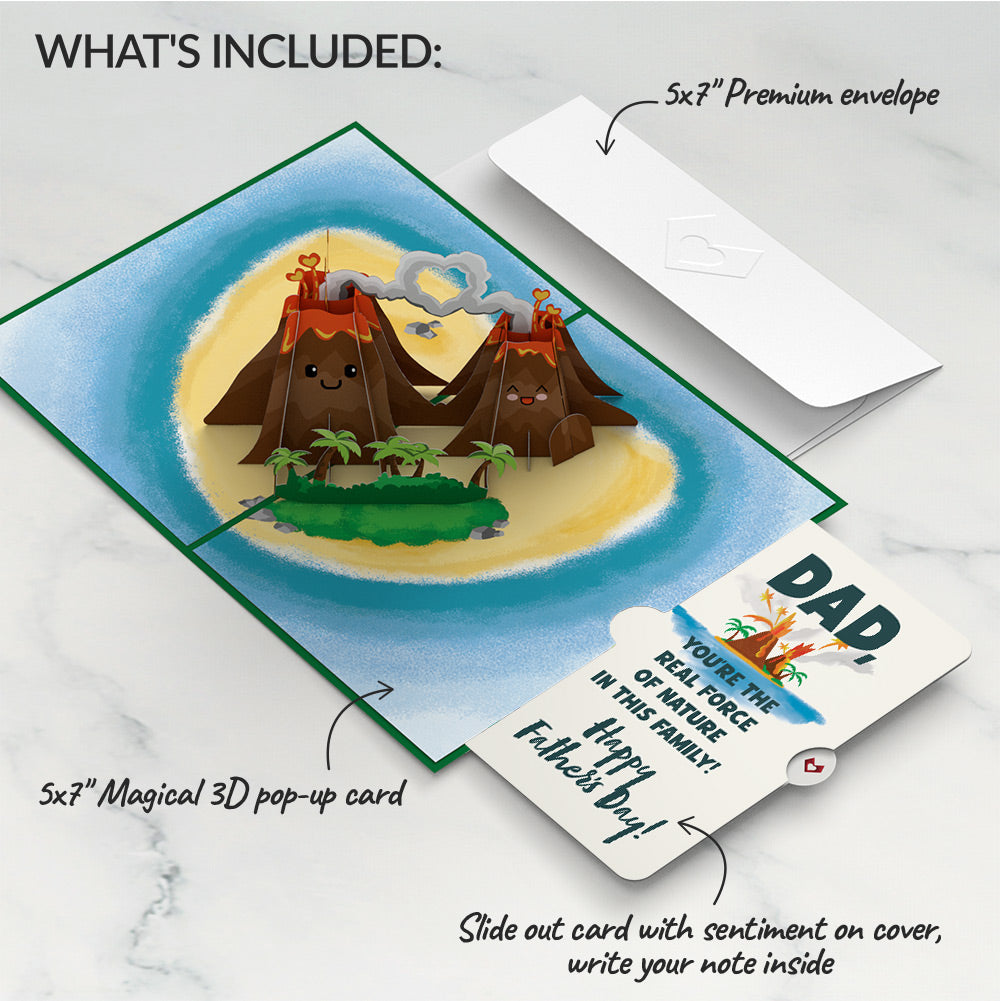 I Lava You Father's Day Pop-Up Card and Sentiment Set for Dad