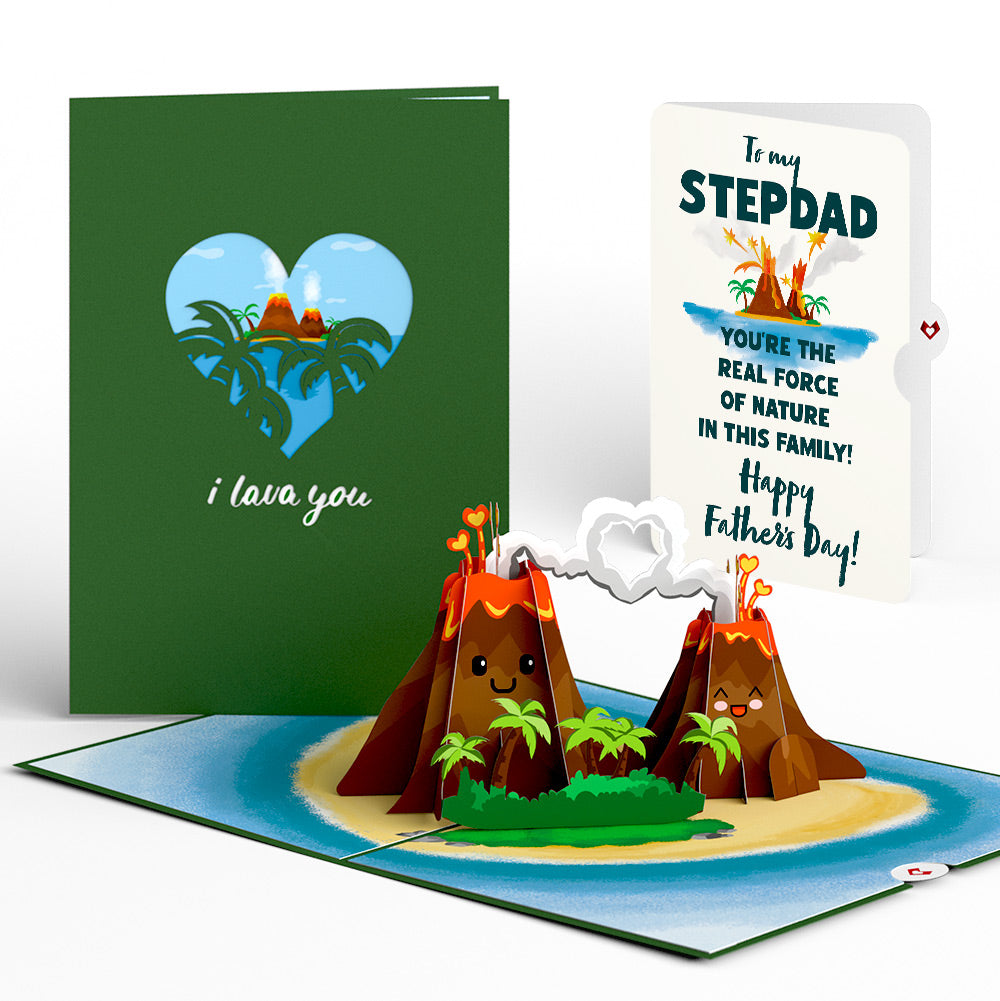 I Lava You Father's Day Pop-Up Card and Sentiment Set for Stepdad
