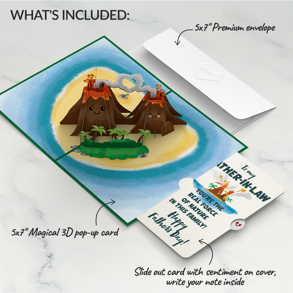 I Lava You Father's Day Pop-Up Card and Sentiment Set for Father-in-law