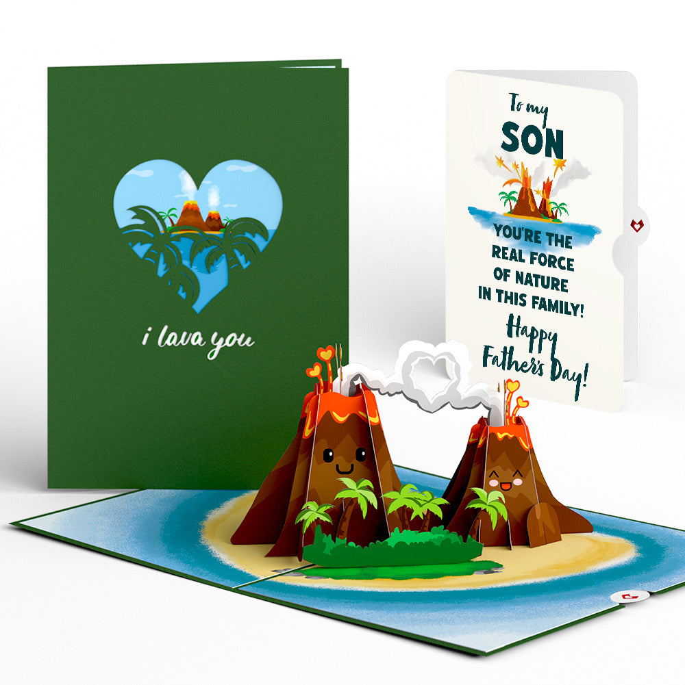 I Lava You Father's Day Pop-Up Card and Sentiment Set for Son