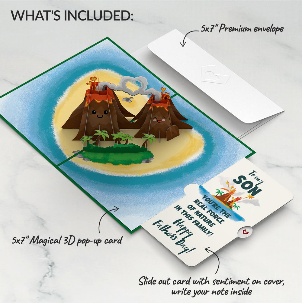 I Lava You Father's Day Pop-Up Card and Sentiment Set for Son