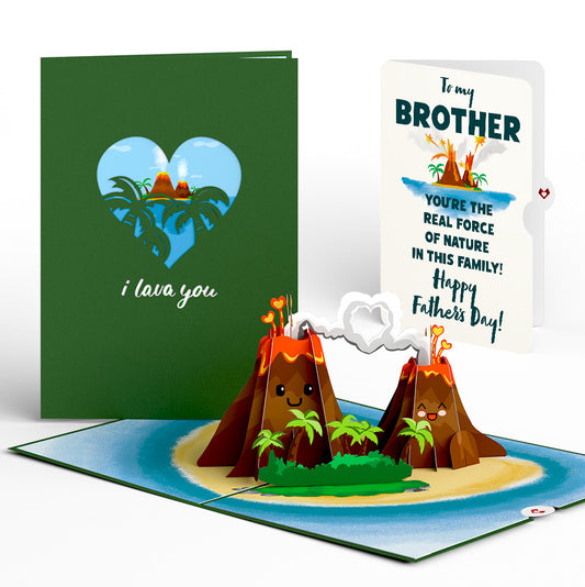 I Lava You Father's Day Pop-Up Card and Sentiment Set for Brother