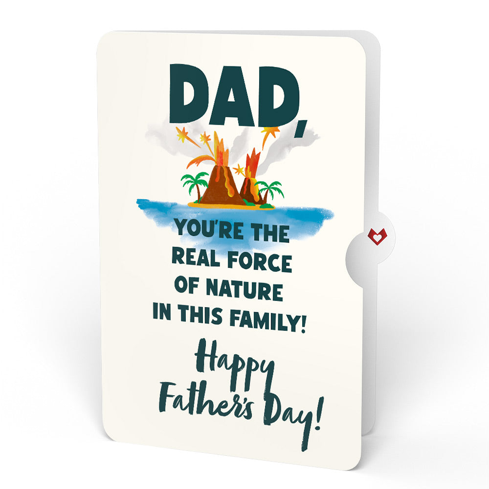 I Lava You Father's Day Light-Up Pop-Up Card and Sentiment Set for Dad