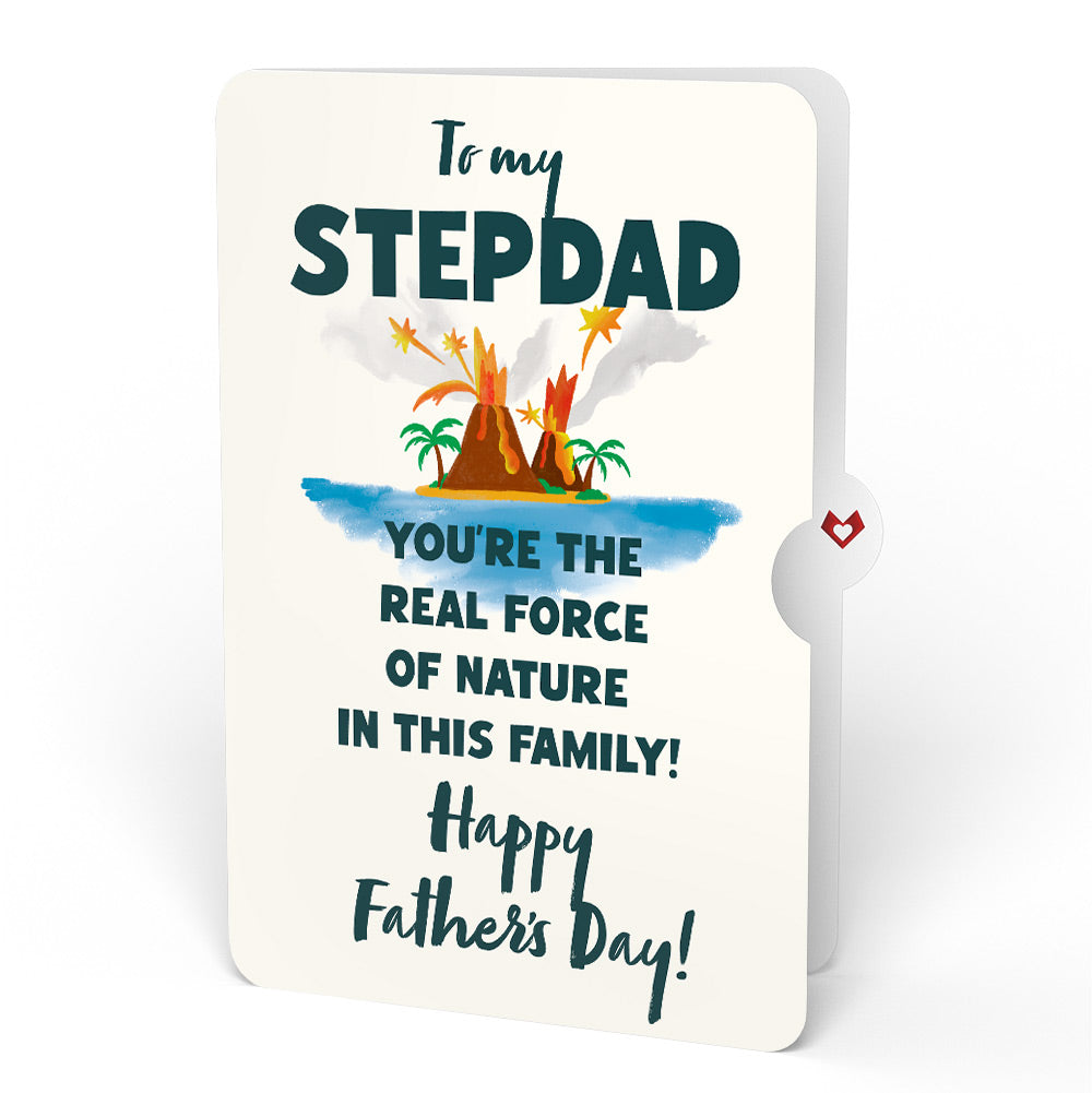 I Lava You Father's Day Light-Up Pop-Up Card and Sentiment Set for Stepdad