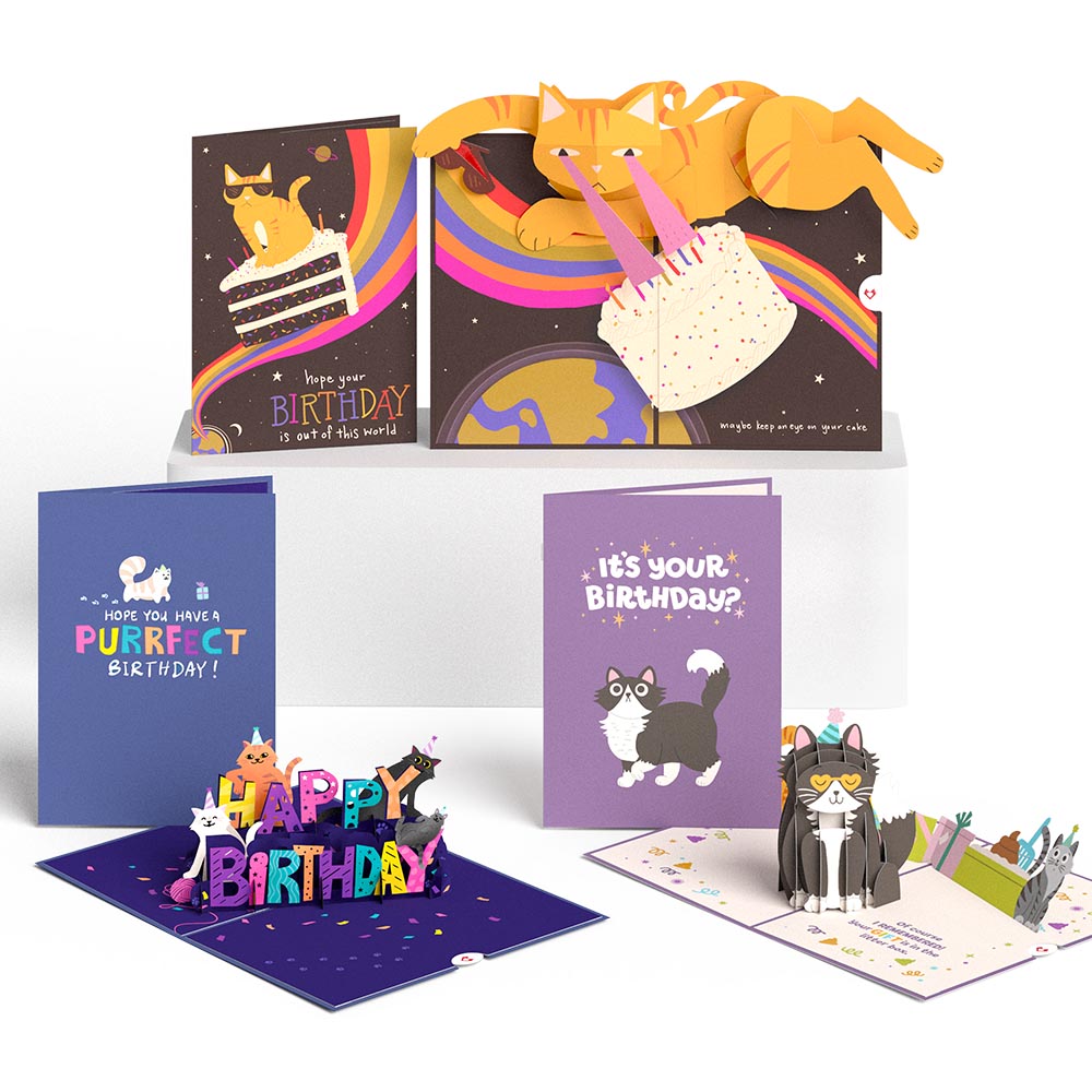 Birthday Cats 3-Pack