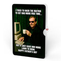 Tee-rific Golf Father's Day Bouquet and Matrix Hacker Sentiment Set