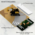 Excavator Father's Day Pop-Up Card and Matrix Hacker Sentiment Set