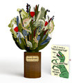 Fin-tastic Fish Father's Day Bouquet and Velociraptor Sentiment Set