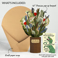 Fin-tastic Fish Father's Day Bouquet and Velociraptor Sentiment Set