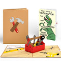 Toolbox Father's Day Pop-Up Card and Velociraptor Sentiment Set
