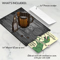 Beer Father's Day Pop-Up Card and Velociraptor Sentiment Set