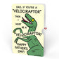Home Run Father's Day Pop-Up Card and Velociraptor Sentiment Set