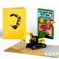 Excavator Father's Day Pop-Up Card and Trophy Lawn Care Sentiment Set