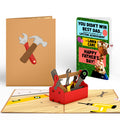Toolbox Father's Day Pop-Up Card and Trophy Lawn Care Sentiment Set