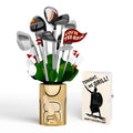 Tee-rific Golf Father's Day Bouquet and Spartan Grilling Sentiment Set