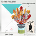 Grill Master Father's Day Bouquet and Spartan Grilling Sentiment Set