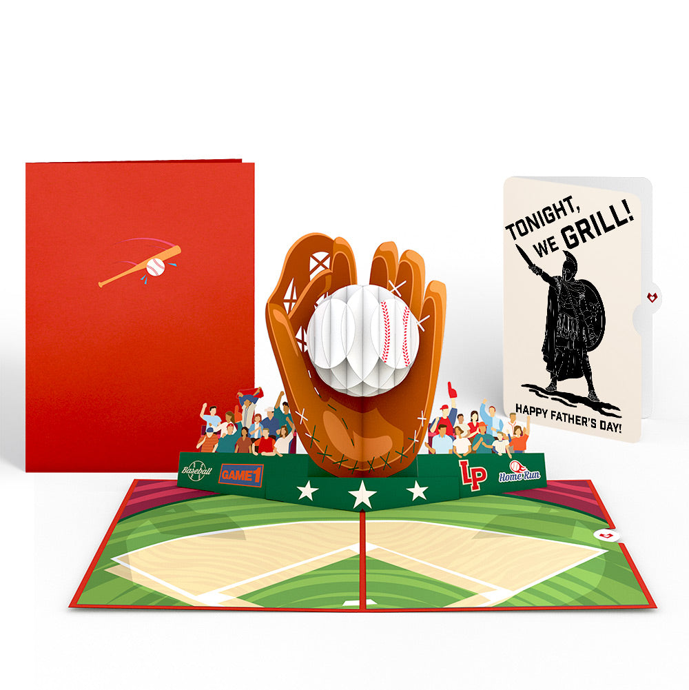 Home Run Father's Day Pop-Up Card and Spartan Grilling Sentiment Set