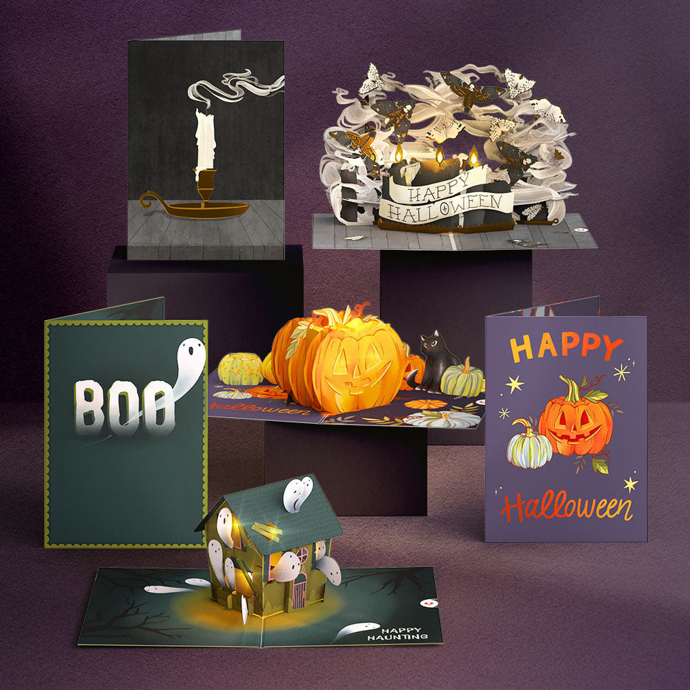 Halloween Light-Up Card 3-Pack