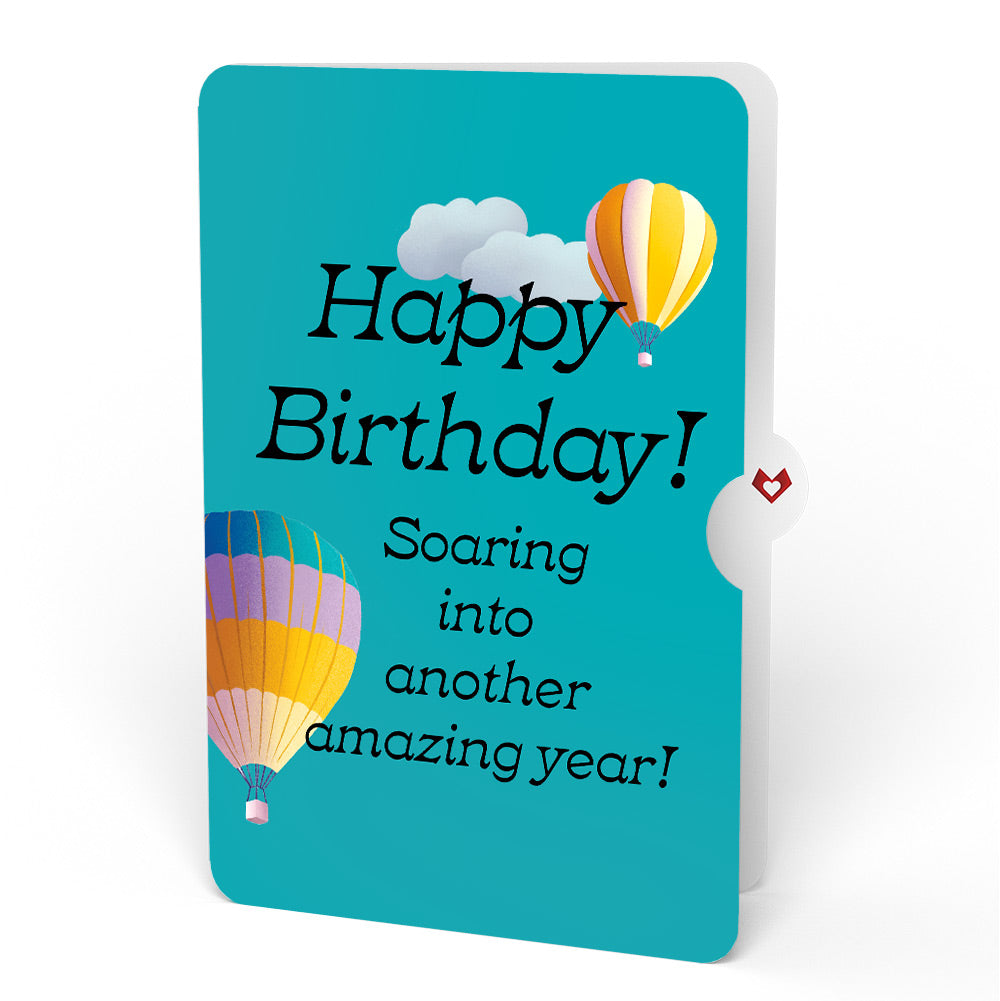 Adventure Awaits Hot Air Balloon Birthday Pop-Up Card and Sentiment Set