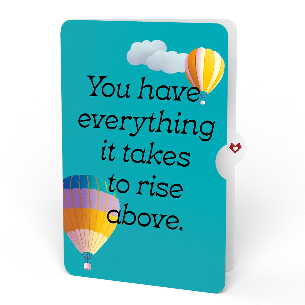 Adventure Awaits Hot Air Balloon Encouragement Pop-Up Card and Sentiment Set
