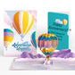 Adventure Awaits Hot Air Balloon Anniversary Pop-Up Card and Sentiment Set