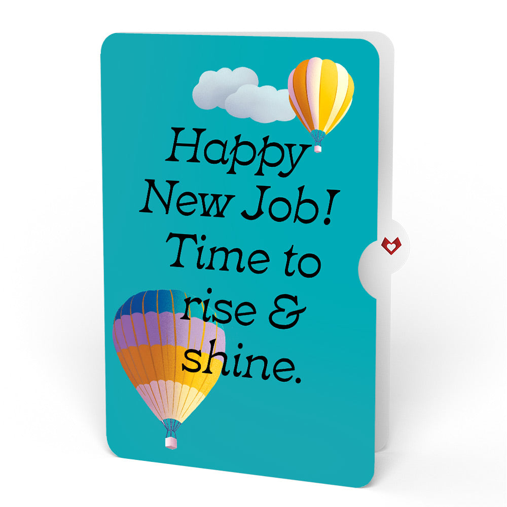 Adventure Awaits Hot Air Balloon New Job Pop-Up Card and Sentiment Set