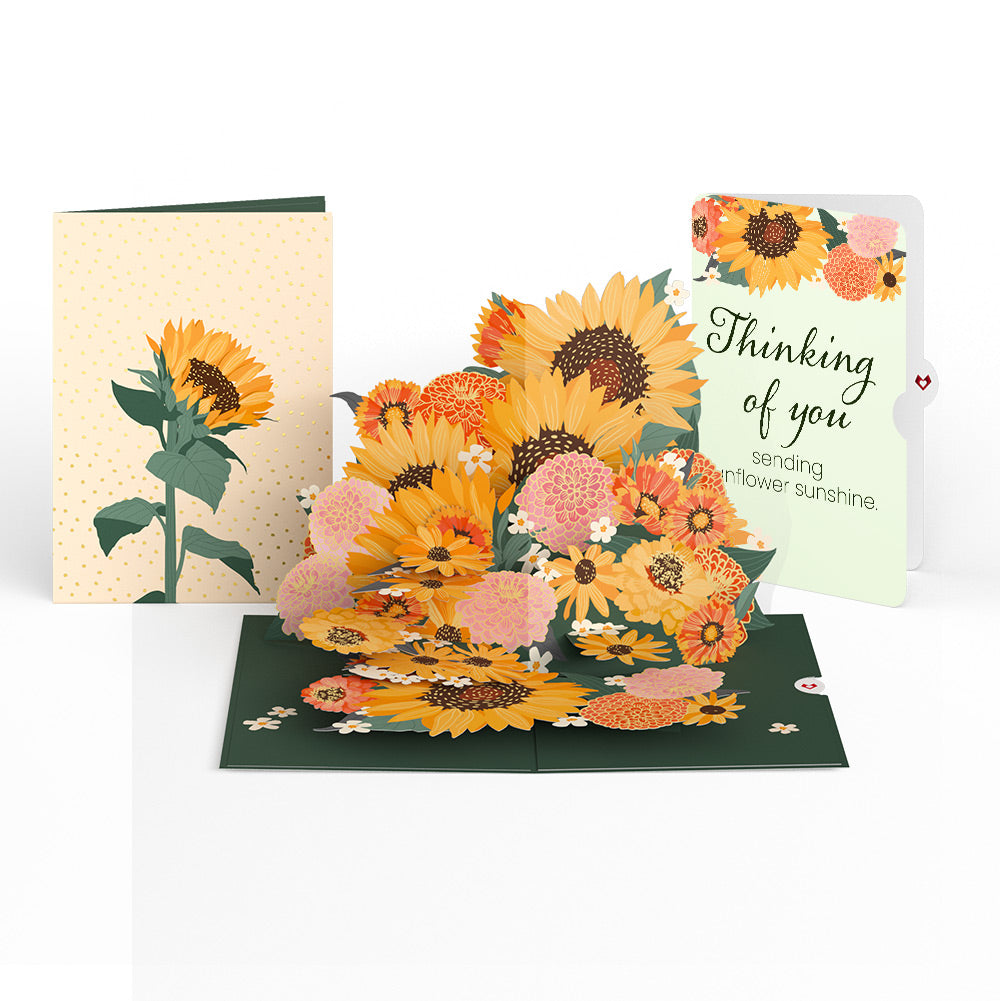 Radiant Sunflowers Thinking of You Pop-Up Card and Sentiment Set
